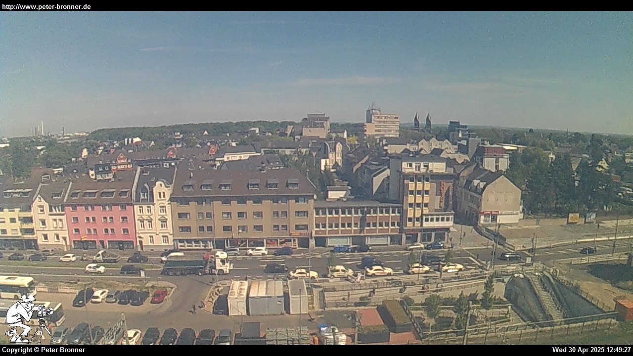 Peters Webcam in Wesseling mit Blick auf die B9. Webcam 3