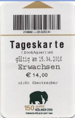 Zoo-Tageskarte